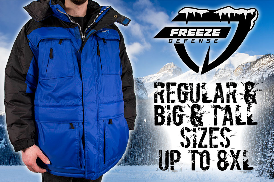 Freeze Defense 3-in-1 Winter Coat Regular and Big & Tall Sizes Freeze Defense 3-in-1 Winter Coat Regular and Big & Tall Sizes
