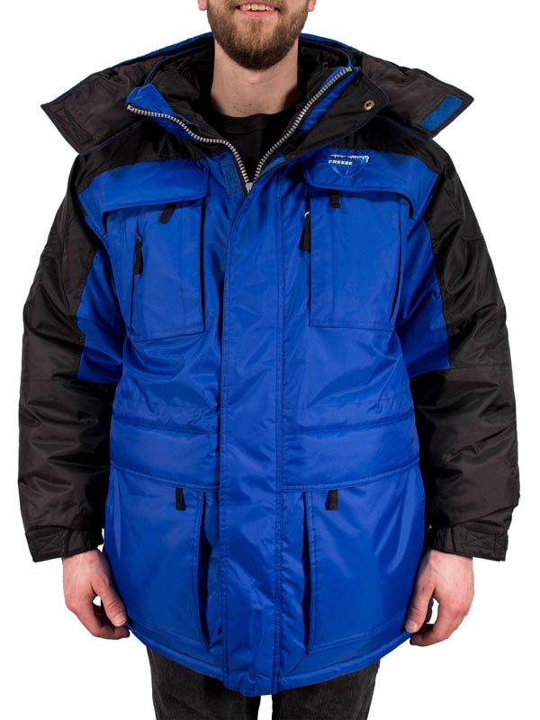 Freeze Defense Big & Tall Men's 3in1 Winter Jacket Coat Parka & Vest (3xl, Blue)