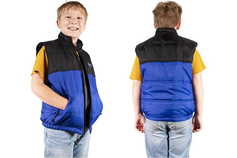 Freeze Defense Vest can be worn separate from the jacket