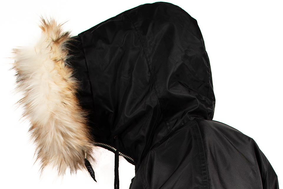 Freeze Defense Mens Snorkel Winter Coat Hood