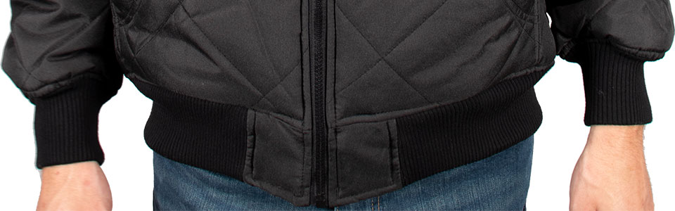 Freeze Defense Men's Quilted Jacket Elastic Waist