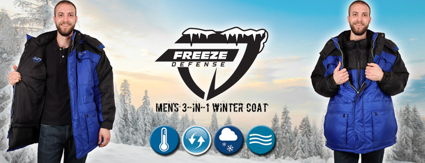 Freeze Defense - Coat Portion Of Our 3in1 System Jacket