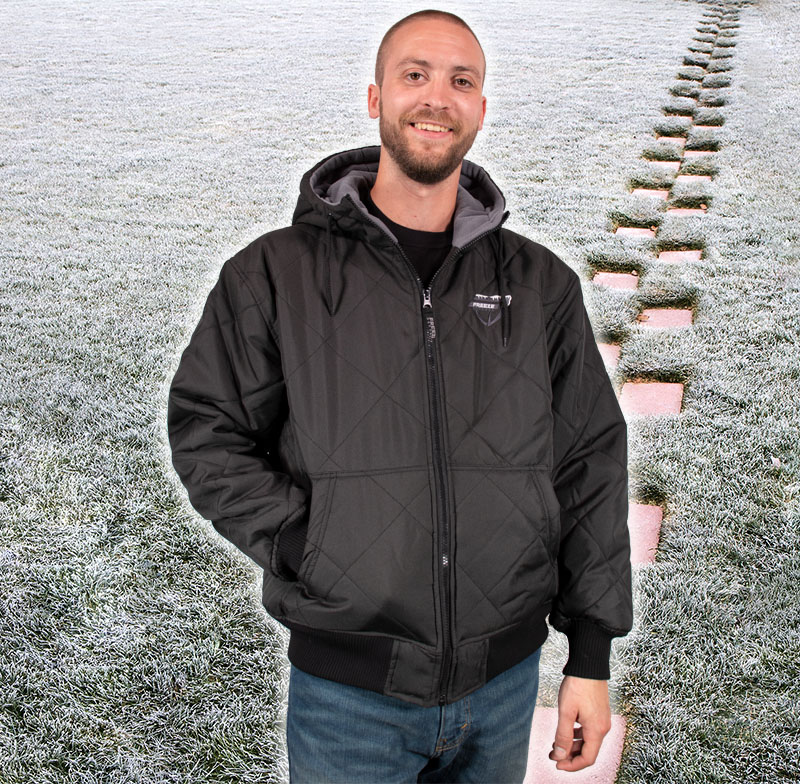 Freeze Defense Men's Big and Tall Fleece-lined Quilted Jacket