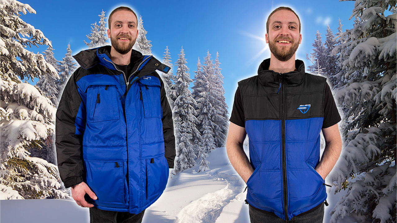Freeze Defense Men's 3-in-1 Winter Coat with Removable Insulated Vest Freeze Defense Men's 3-in-1 Winter Coat with Removable Insulated Vest